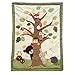 Lambs & Ivy Echo 9-Piece Crib Bedding Set - Woodland/Forest Raccoon,Fox, Animals