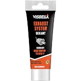 Visbella Auto Vehicle Exhaust System Sealant, Non-Slumping Professional Repair Crack Adhesive Super Glue Sealer for Car Mufflers, Tailpipes, Catalytic Converters (Tube, Gram, 75)