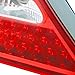 Xtune 1998-2004 Mercedes-Benz R170 SLK230/320 Red Clear LED Tail Lights Brake Lamp Upgrade Pair L+R 1999 2000 2001 2002 2003