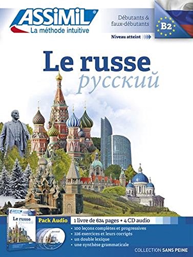 Assimil Pack Le Russe - learn Russian for French speakers - Book+4CD's (Russian Edition) (French Edition)