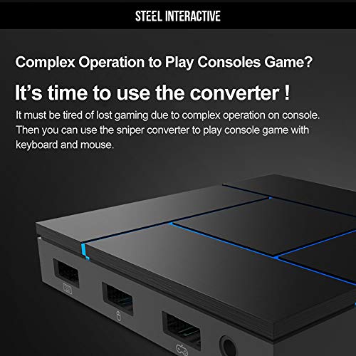 PXN K5 Gaming Keyboard and Mouse Adapter USB Game Controller Converter