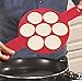 BeeSpring Nonstick Silicone Pancake Ring, Fried Egg Mold Egg Ring Egg Shaper