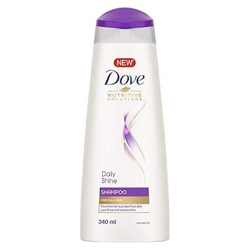 Dove Daily Shine Shampoo, 340ml