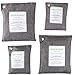 Olivia & Aiden 4 Pack- All Natural Air Freshener - Eco Friendly Odor Eliminator and Moisture Absorber –Activated Bamboo Charcoal - Car Deodorizer - Closet and Room Air Purifier |2 x 500g – 2 x 200g