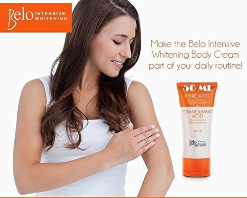 BELO KOJIC ACID INTENSIVE WHITENING BODY CREAM LIGHTENING LOTION 50ML- US SHIP