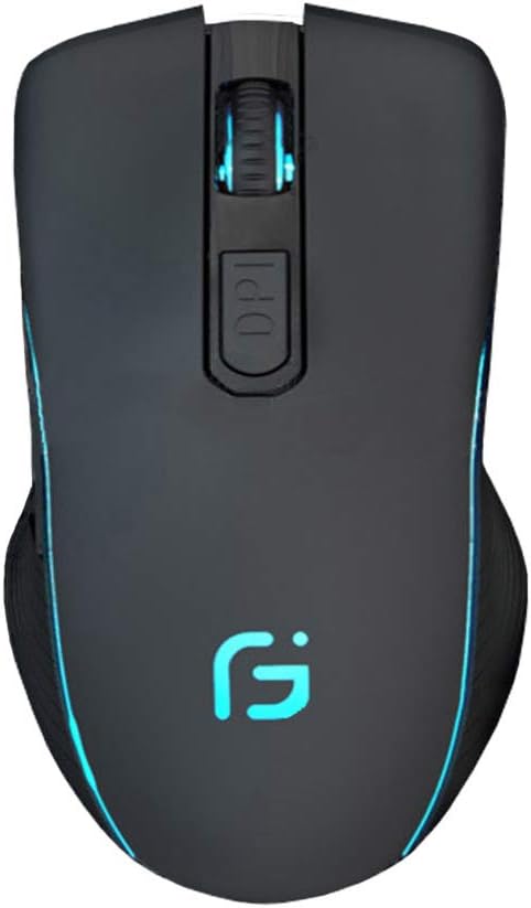 Bluetooth Mouse,Veeki 2.4G & Bluetooth Dual Mode Rechargeable RGB Gaming Mouse, Silent Click Noiseless Laptop Mouse Compatible with PC,Mac, Android, Windows