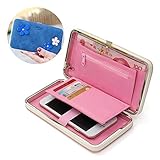 Cell Phone Wallet,Charminer Multi-purpose Long Style Leather Women Handbag purse Cellphone Case for iPhone 6s/ 6s Plus /6 /6Plus/5/5C Galaxy s6/S6 edge