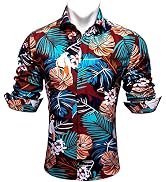 Barry.Wang Paisley Men Shirts,Long 