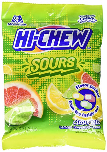 Morinaga Hi-Chew Sours Citrus Mix Lemon, Grapefuit, Lime 90 (Pack of 2) - Thumbnail 4
