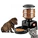 ICOCO 5.5L Automatic Pet Feeder with Voice Message Recording and LCD Screen Large Smart Dogs Cats Food Bowl Dispenser Black