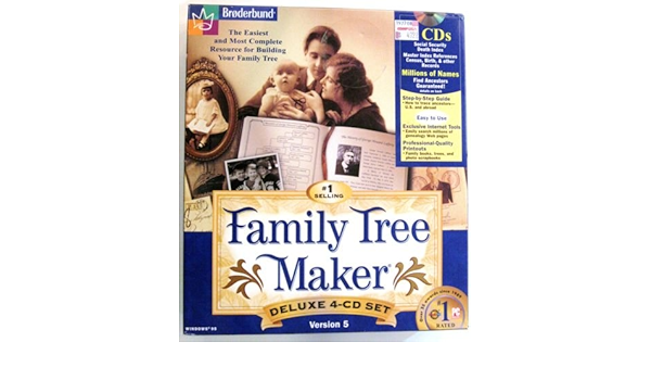Amazon Com Family Tree Maker Version 5 Deluxe 4 Cd Set