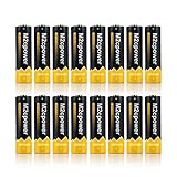 M2cpower® NiMH 2800mAh AA Rechargeable Batteries (16 Pack)