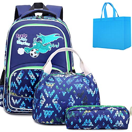 dinosaur backpack and lunchbox set