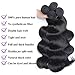 UNice Hair Icenu Series 10A Brazilian Body Wave Virgin Hair 3 Bundles 100% Human Hair Weave Extensions Natural Color 95-100g/piece (10 12 14)