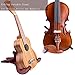 Ukulele Stand Wood Stand Folding Portable Stand for Mandolins and Violins (Red)