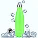 AOMERLY Stainless Steel Water Bottle Double Walled Vacuum Sports Bottles - BPA Free - Green