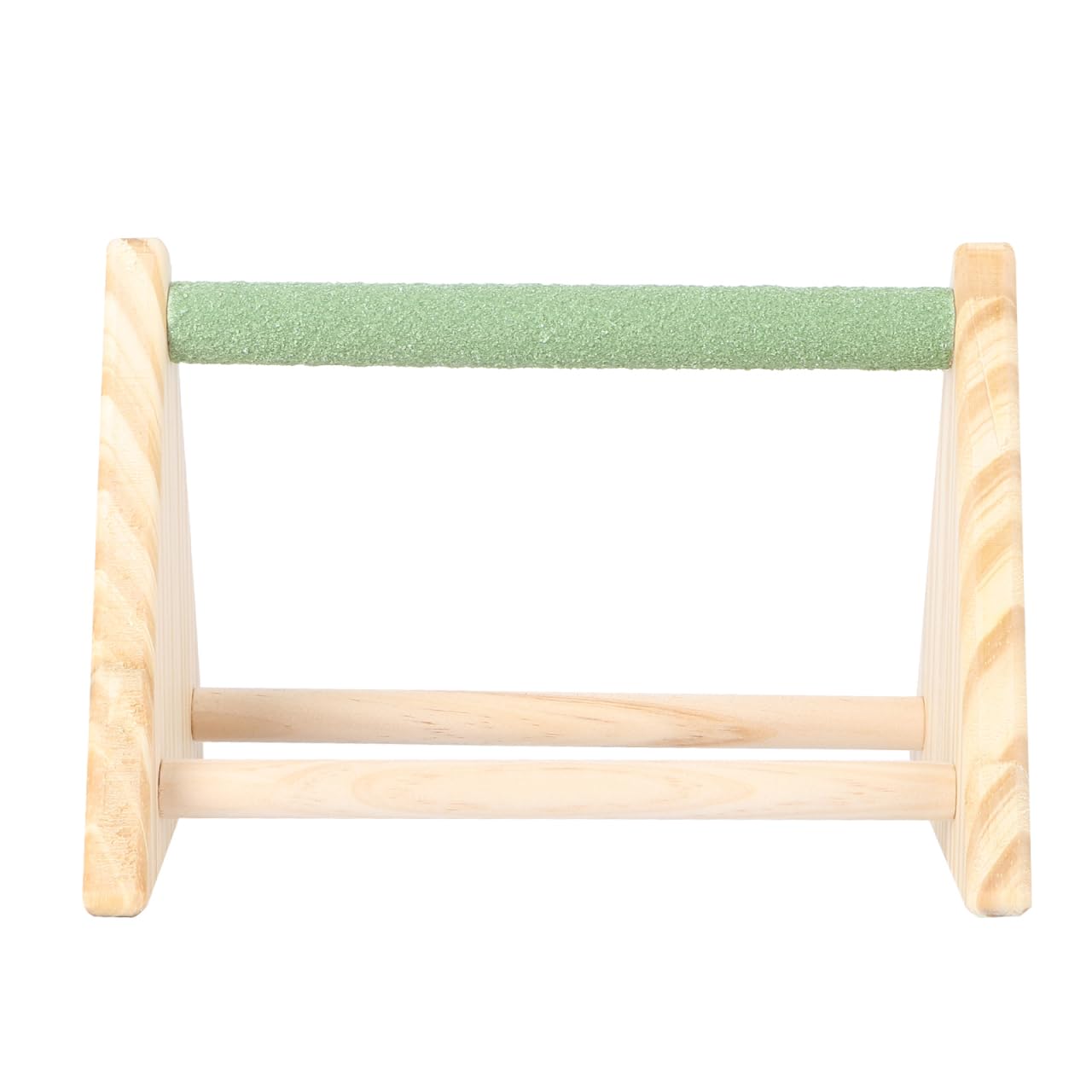 POPETPOP Portable Parrot Stand Wooden Bird Perch Stand for Small Birds Cockatiels Parakeets Bird Play Climbing Rack for Home Office Pet Shops