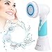 Facial Brush,Waterproof Facial Cleansing Spin Brush Set Body and Face Scrubber Microdermabrasion Exfoliator Brush for Deep Pore Cleansing,Removes Blackheads,Dark Spots and Acne Scars