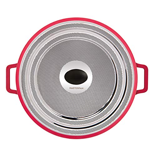 MasterPan NonStick Stovetop Oven Grill Pan with Heatin SteamOut Lid