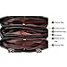 KINGH Women Handbag,Women Bag, Zip Closure Tote Vintage Shoulder Bag PU Leather 116 Wine Red