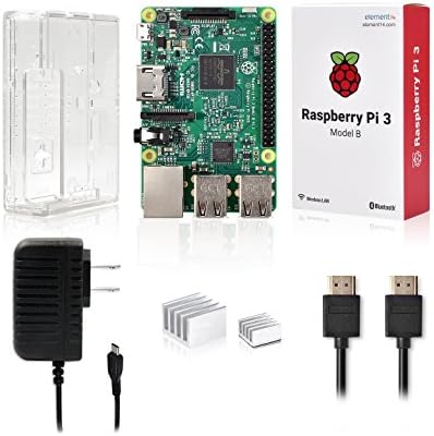 LoveRPi Raspberry Pi 3 Basic Starter Kit - Clear Case