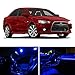 LEDpartsNOW 2007-2015 Mitsubishi Lancer LED Interior Lights Accessories Replacement Package Kit (6 Pieces), BLUE