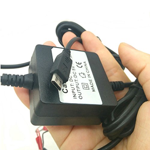 TKMARS GPS Tracker for Vehicles Car Battery Charger Mini USB Hard-Wired Car Charger Device 12-24V for GPS Tracker TK Series TK905 TK915 TK1000 (Car Battery Charger for TK Series Tracker)