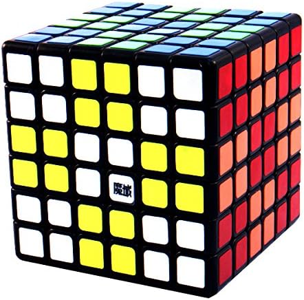6x6x6 YJ Moyu Aoshi Black Speed Puzzle Cube Smooth Twisty Toy 6x6