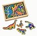 Magnetic Wooden Dinosaurs