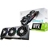 msi Gaming GeForce RTX 3080 10GB GDRR6X 320-Bit HDMI/DP 1920 MHz Ampere Architecture OC Graphics Card (RTX 3080 Suprim X 10G) (Renewed)