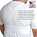 ActiveProGear DeepConcealment Shoulder Holster for Concealed Carry | Concealed Carry Shoulder Holsters (XLarge (45-50