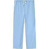 U2SKIIN Mens 100% Cotton Lightweight Pajama Pants Sleep Pj Bottoms Comfy Lounge Pants with Pockets and Button Fly