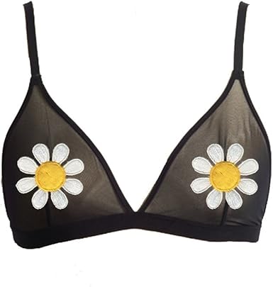 black mesh bralette
