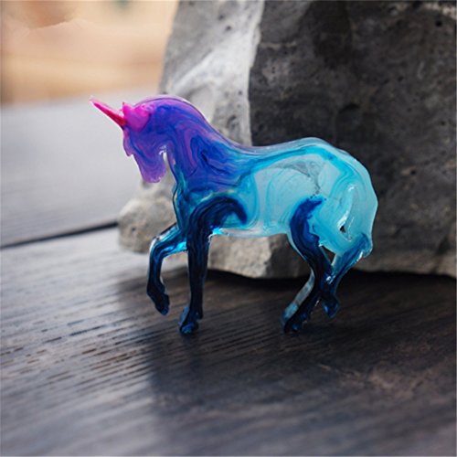 image for Aouke Unicorn-Shaped Silicone Jewelry Molds, Pendant Mold with Hanging