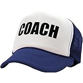 Live Nice - Coach - Football Basketball Sports - Vintage Retro Style Trucker Cap Hat