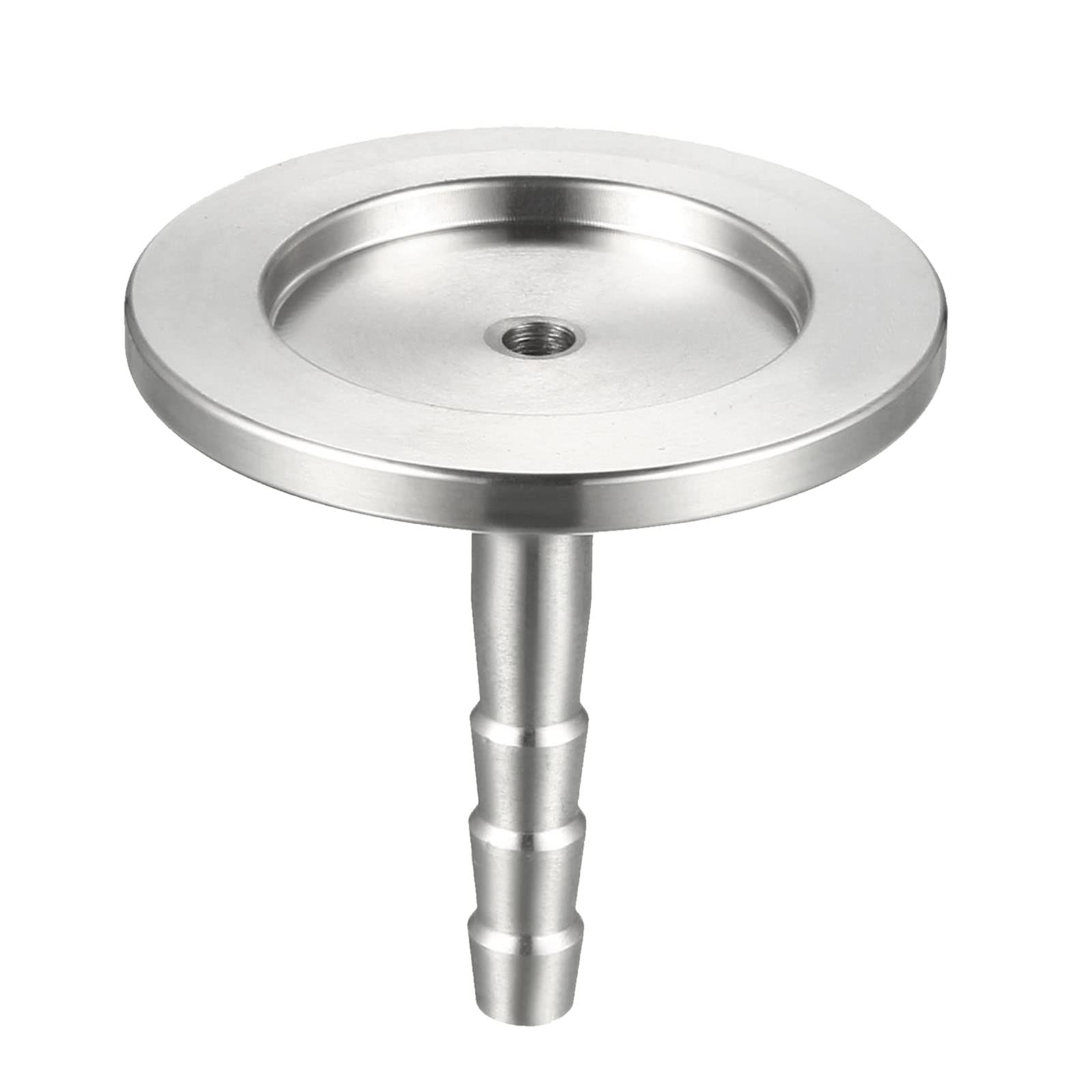 M METERXITY Clamp Hose Adapter - 1/4" OD Stainless Steel Hose Barb Pipe Fitting Apply to Hose Connection(1.575" Flange)