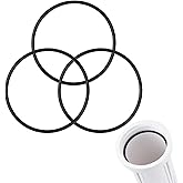 3.5" OD Water Filter O-Ring for Reverse Osmosis Water Filter Housings | Replacement for ROES-50 Water Filter O-Ring Accessories (3 pack)