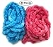 Oojami Baby Gender Reveal Leis Pack 48 Mahalo Hawaiian Luau Party Leis 24 Blue & 24 Pink Flower Necklaces for Baby Shower, Gender Reveal Party Favors & Announcement Decorations