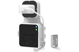 BFYTN 256GB Blink USB Flash Drive for Local Video Storage with The Blink Sync Module 2 Outlet Wall Mount Bracket Holder for Blink outdoor with Short Cable (Blink Add-On Sync Module 2 is NOT Included)