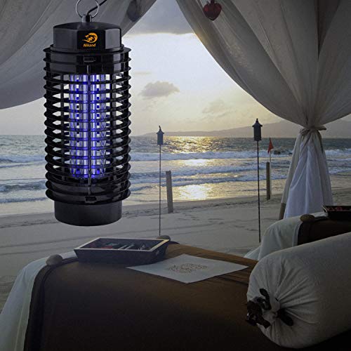 NIKAND Bug Zapper Electric Mosquito Killer Lamp - Insects Killer for Indoor & Outdoor Fly Pests Attractant - Bug Zapper Table Top Electric UV Light Trap Insect - Pest Control Grid Electronic Patio