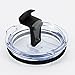 Evazstyle 20 oz Tumbler Lids Fits for Yeti Rambler Rtic Ozark 4 Pack Spill Proof and Splash Resistant Lid for Tumblers Cups