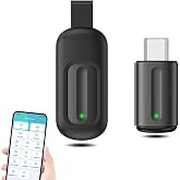 Mini Smartphone IR Remote Controller Adapter, Type C Universal Smart IR Controller, Android Mobile Phone Infrared Control for TV DVD Player Refrigerator Light