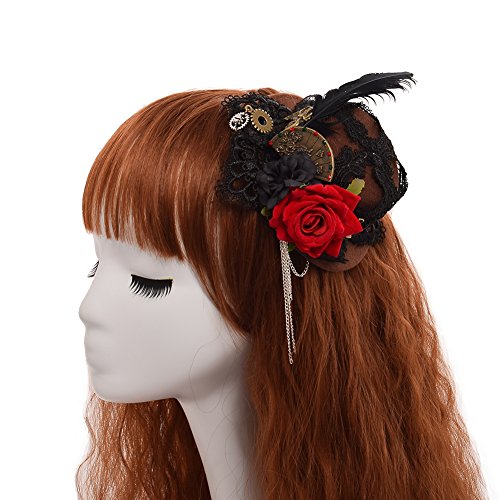 BLESSUME Flower Mini Hat Hair Clip - Image 5