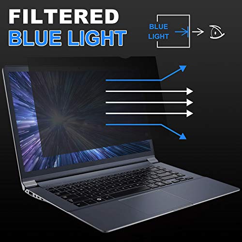 Scotamalone Privacy Screen Filter for 14 Inch Laptop 16:9 Widescreen Laptop Display - Great Office Product to Protect Your Privacy and Anti Glare Protector - Thumbnail 5