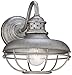 Franklin Iron Works Franklin Park Rustic Industrial Farmhouse Vintage Outdoor Barn Light Fixture Galvanized Steel Open Cage 9