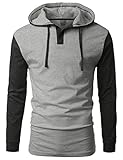 URBANCREWS Mens Hipster Hip Hop Casual Lightweight Pullover Hoodie Sweatshirts