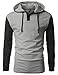 URBANCREWS Mens Hipster Hip Hop Casual Lightweight Pullover Hoodie Sweatshirts