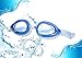 Kids Swim Goggles - Waterproof Leak Free Lenses - Adjustable Strap with Quick Release Clasp - Includes FREE Protective Case, Anti Fog Technology = Best Swimming Goggles For Junior Boys and Girls