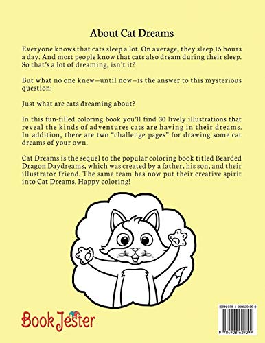 Cat Dreams Coloring Book 1