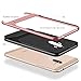 Huawei Mate 9 Case,Setber Cross Hatch TPU Back Cover+Colorful Bumper Dual layer 2 in 1 with Kickstand for Huawei Mate 9-Rose Gold